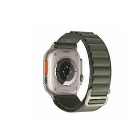 Apple Watch (Ultra) 2022 - Cellular - 49 - Titanium Titanium - Alpine loop Green