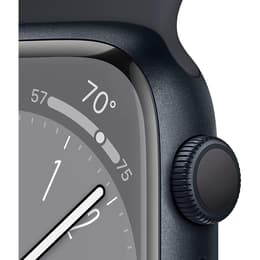 Apple Watch (Series 8) Septiembre 2022 - Wifi Only - 45 mm - Aluminium Midnight - Sport band Black