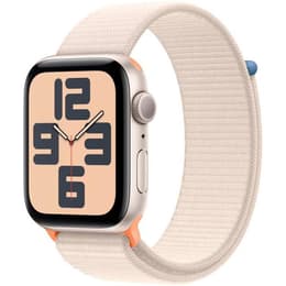 Apple Watch (Series SE) September 2022 - Wifi Only - 44 - Aluminium Starlight - Sport loop Starlight
