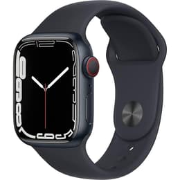 Apple Watch Series 7 (2021) GPS + Cellular 45 mm - Aluminium Midnight - Sport band Midnight