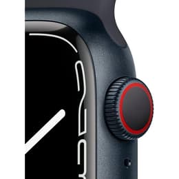 Apple Watch Series 7 (2021) GPS + Cellular 45 mm - Aluminium Midnight - Sport band Midnight