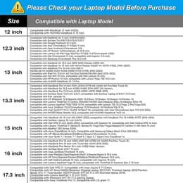 Black Tablet, iPad or Laptop Computer Sleeve -15"