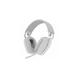 Logitech Zone Vibe 100 Noise cancelling Gaming Headphone Bluetooth with microphone - White/Gray