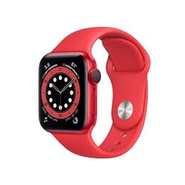 Apple Watch Series 7 (2021) GPS 45 mm - Aluminium Red - Sport band Red