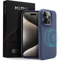 iPhone 15 Pro Max case - Silicone - Blue
