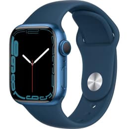 Apple Watch (Series 7) 2021 - Wifi Only - 41 - Aluminium Blue - Sport band Blue