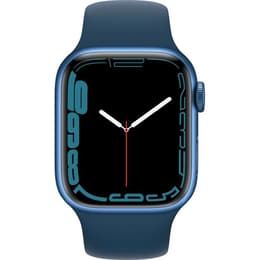 Apple Watch (Series 7) 2021 - Wifi Only - 41 - Aluminium Blue - Sport band Blue