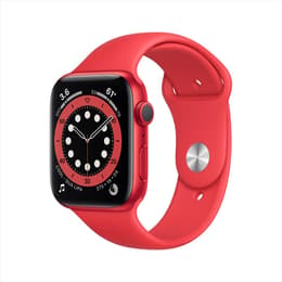 Apple Watch (Series 6) September 2020 - Wifi Only - 40 - Aluminium Red - Sport band Red