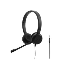 Lenovo Pro Wired Stereo VOIP Headset Noise cancelling Headphone with microphone - Black