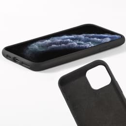 iPhone 11 Pro case and 2 protective screens - Silicone - Black