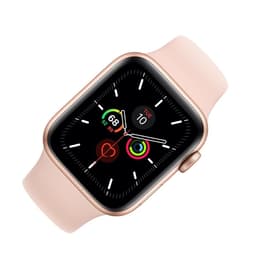 Apple Watch (Series 5) September 2019 - Wifi Only - 40 mm - Aluminium Gold - Sport band Pink