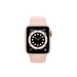 Apple Watch (Series 6) September 2020 - Cellular - 44 mm - Aluminium Pink sand - Sport Pink
