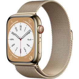 Apple Watch Series 5 (2019) GPS + Cellular 40 mm - Stainless steel Gold - Milanese loop Gold