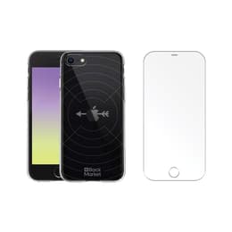 Back Market Case iPhone 7 and iPhone 8 and protective screen - GRS 4.0 Recycled plastic - Transparent