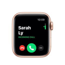 Apple Watch (Series 5) September 2019 - Wifi Only - 40 mm - Aluminium Rose Gold - Sand Sport Band Pink Sand