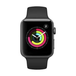 Apple Watch (Series 5) September 2019 - Cellular - 40 mm - Titanium Black - Sport Band Black