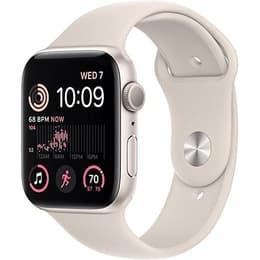 Apple Watch (Series SE) 2022 - Wifi Only - 44 mm - Aluminium Starlight - Sport band Starlight