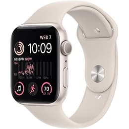 Apple Watch Series SE 2 (2022) GPS 44 mm - Aluminium Starlight - Sport band Starlight