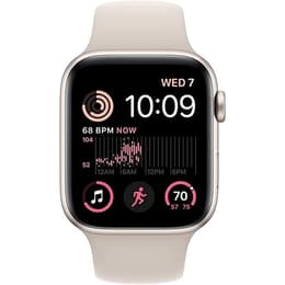 Apple Watch (Series SE) 2022 - Wifi Only - 44 mm - Aluminium Starlight - Sport band Starlight