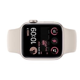 Apple Watch Series SE 2 (2022) GPS 44 mm - Aluminium Starlight - Sport band Starlight