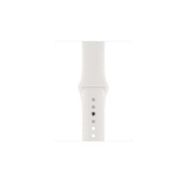 Apple Watch Series SE 1 (2021) GPS 44 mm - Aluminium Silver - Sport band White