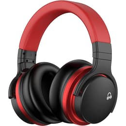 Movssou E7 Noise cancelling Headphone Bluetooth with microphone - Red/Black