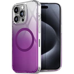 iPhone 15 Pro case - Plastic - Purple