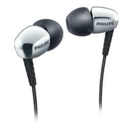 Philips SHE3900 Earbud Earphones - Black / Silver