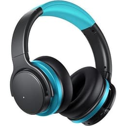 Commalta E7 ANC Noise cancelling Headphone with microphone - Blue/Black
