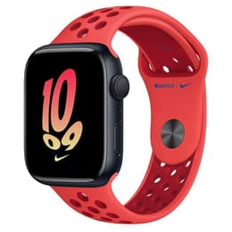 Apple Watch (Series 8) September 2022 - Wifi Only - 45 mm - Aluminium Red - Sport band Red