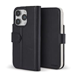 iPhone 15 Pro Max case - Leather - Black