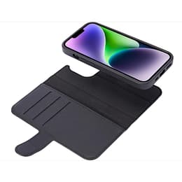 iPhone 15 Pro Max case - Leather - Black