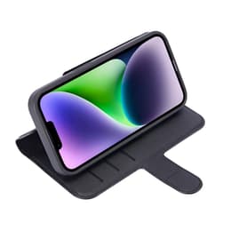 iPhone 15 Pro Max case - Leather - Black