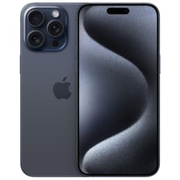 iPhone 15 Pro Max 256GB - Blue Titanium - Locked AT&T - Dual eSIM