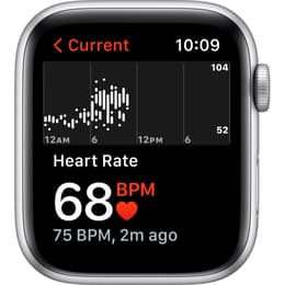 Apple Watch (Series SE) September 2020 - Cellular - 44 - Aluminium Gray - Sport band Midnight