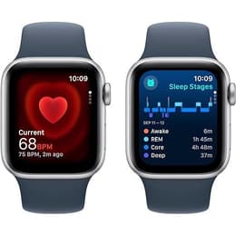 Apple Watch Series SE 2 (2022) GPS 40 mm - Aluminium Silver - Sport band Blue