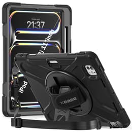 Heavy Duty Case for iPad 11 PRO 2024 w/ Hand Strap, Shoulder Strap & Kickstand