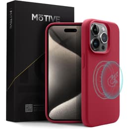 iPhone 15 Pro Max case - Silicone - Red