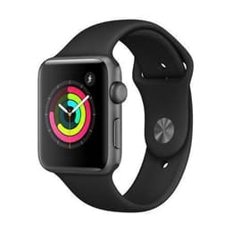 Apple Watch (Series 3) - Wifi Only - 38 mm - Aluminium Space Gray - Sport Band Black