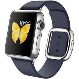 Apple Watch (Series 2) 2016 - Wifi Only - 38 mm - Aluminium Silver - Sport Band Midnight Blue