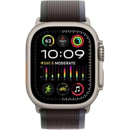 Apple Watch (Ultra) September 2023 - Cellular - 49 - Titanium Titanium - Trail loop Blue/Black