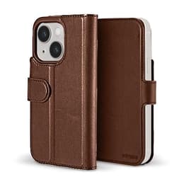 iPhone 15 Plus case - Leather - Brown