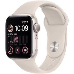 Apple Watch (Series SE) September 2022 - Wifi Only - 40 - Aluminium Starlight - Sport band Starlight