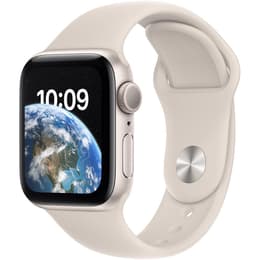 Apple Watch (Series SE) September 2022 - Wifi Only - 40 - Aluminium Starlight - Sport band Starlight