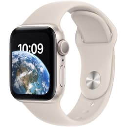 Apple Watch Series SE 2 (2022) GPS 40 mm - Aluminium Starlight - Sport band Starlight