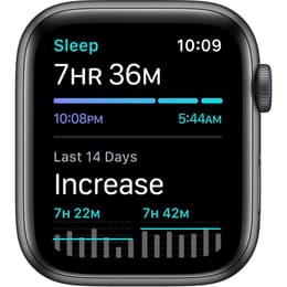 Apple Watch (Series SE) September 2020 - Cellular - 40 mm - Aluminium Space Gray - Sport Loop Charcoal