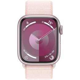 Apple Watch Series 9 (2023) GPS 45 mm - Aluminium Pink - Sport loop Pink