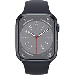 Apple Watch Series 8 (2022) GPS 41 mm - Aluminium Midnight - Sport band Midnight