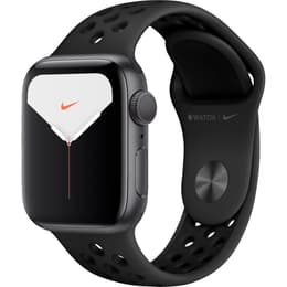 Apple Watch (Series 5) September 2019 - Wifi Only - 40 mm - Aluminium Space Gray - Nike Black Sport Band Black