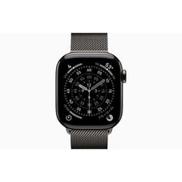 Apple Watch Series 11 (2025) GPS + Cellular 42 mm - Titanium Slate - Milanese loop Black
